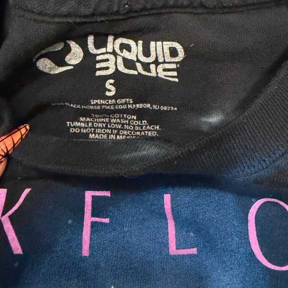 Liquid Blue Pink Floyd Prism Tie-Dye  T-Shirt - Picture 2 of 3